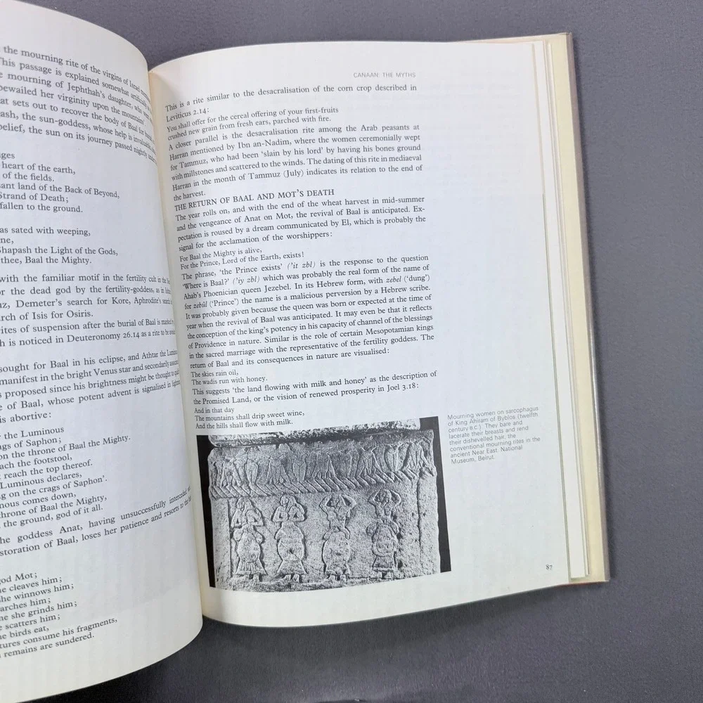 John Gray Near Eastern Mythology Hardcover 1973 2nd Impression History Religion